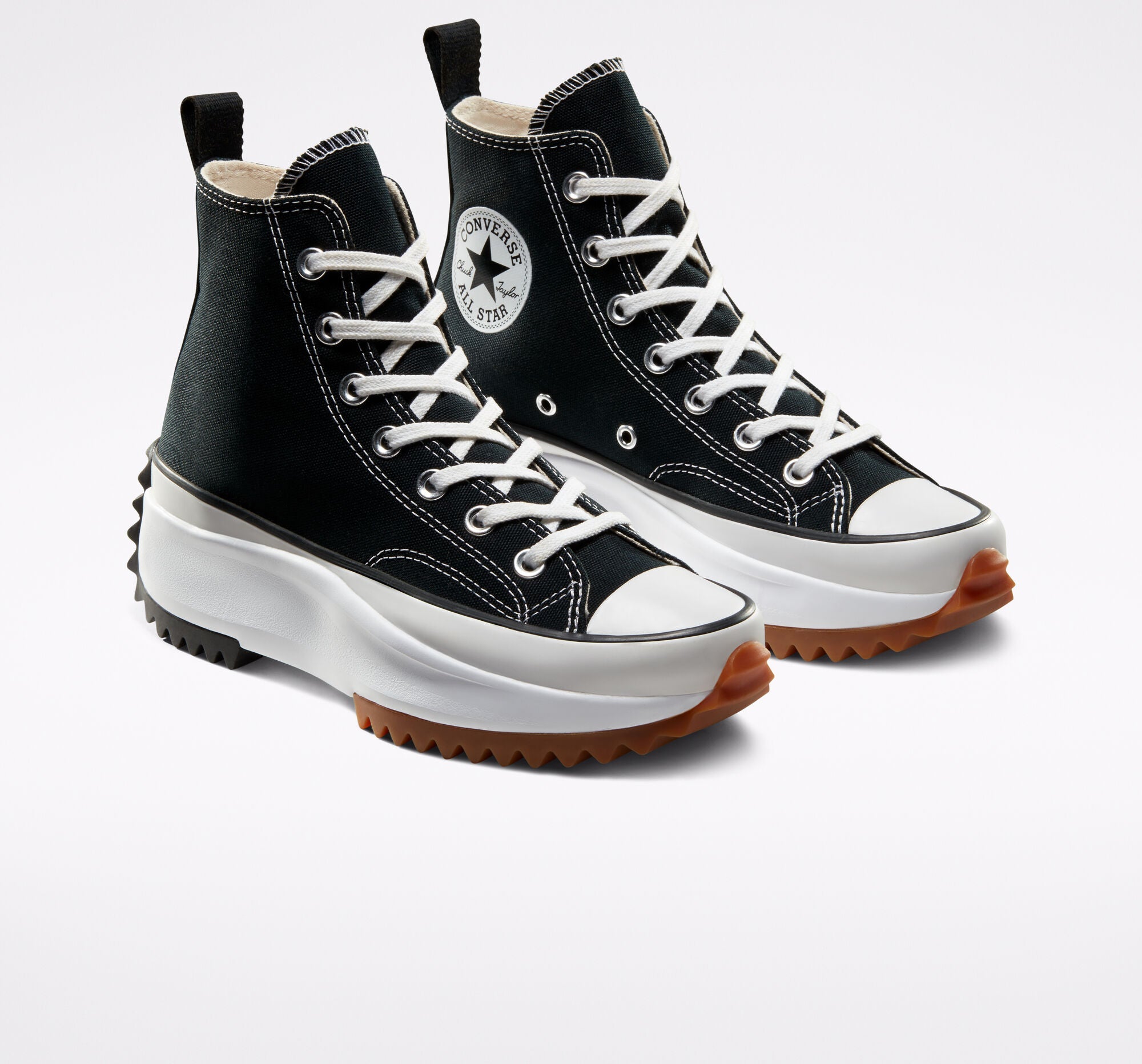 converse run star hike black