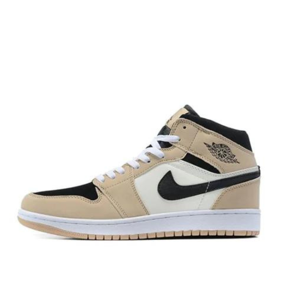 air jordan 1 beige black