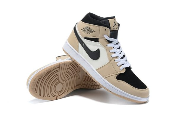 air jordan 1 beige black