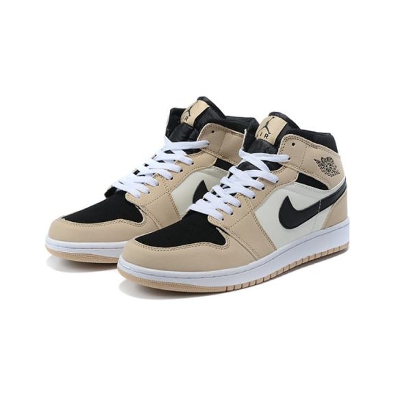 air jordan 1 beige black