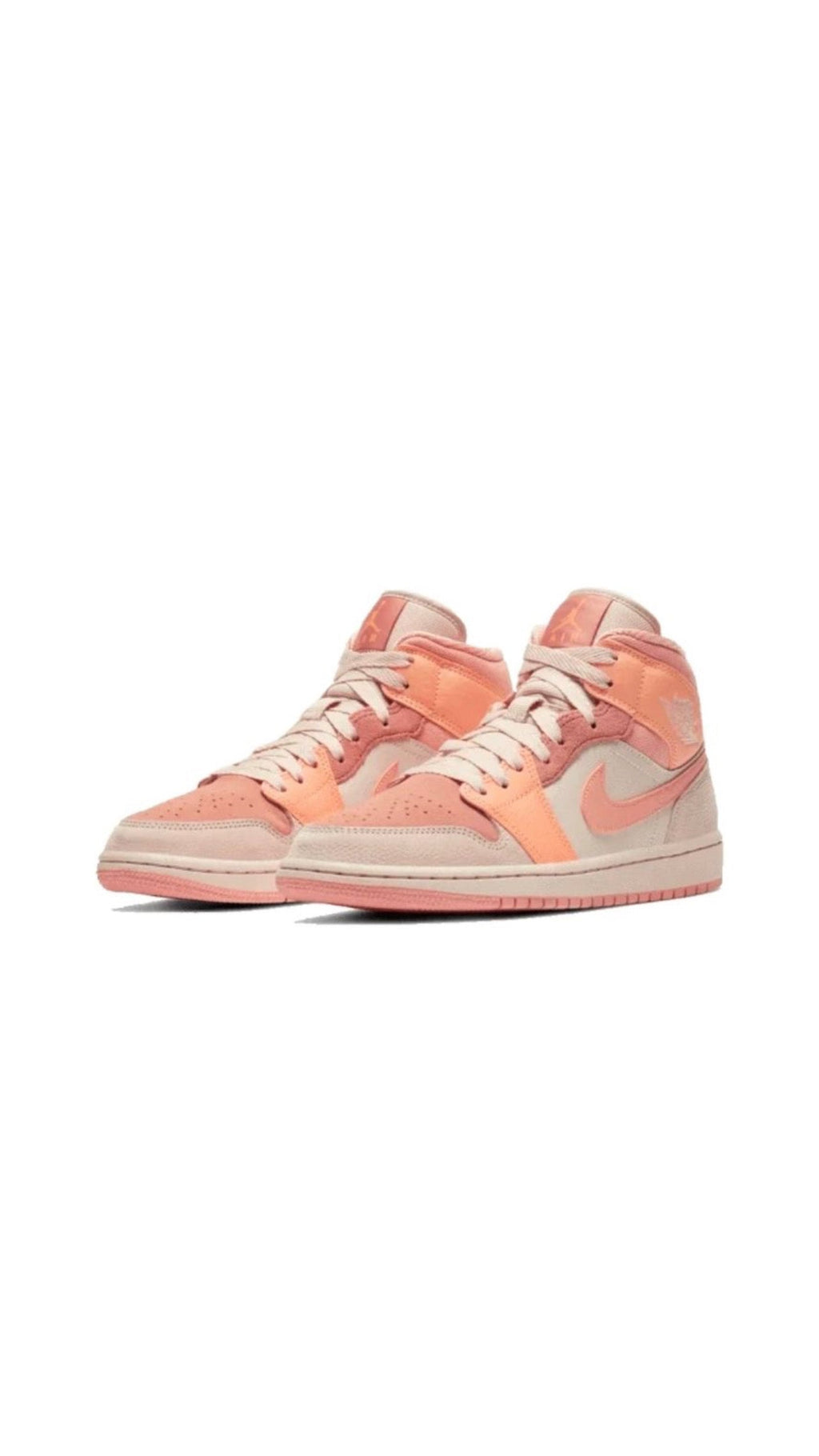 air jordan 1 mid apricot orange terrace blush